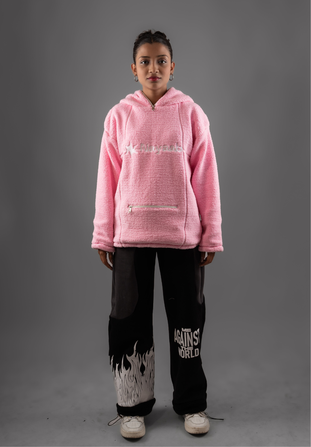 Pink Mountain Sherpa Hoodie