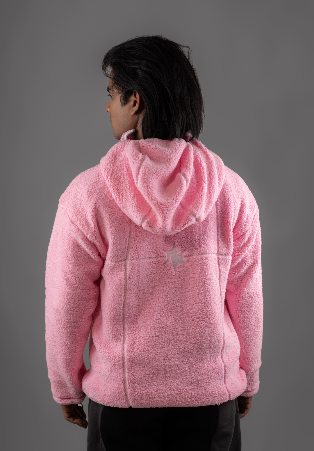 Pink Mountain Sherpa Hoodie