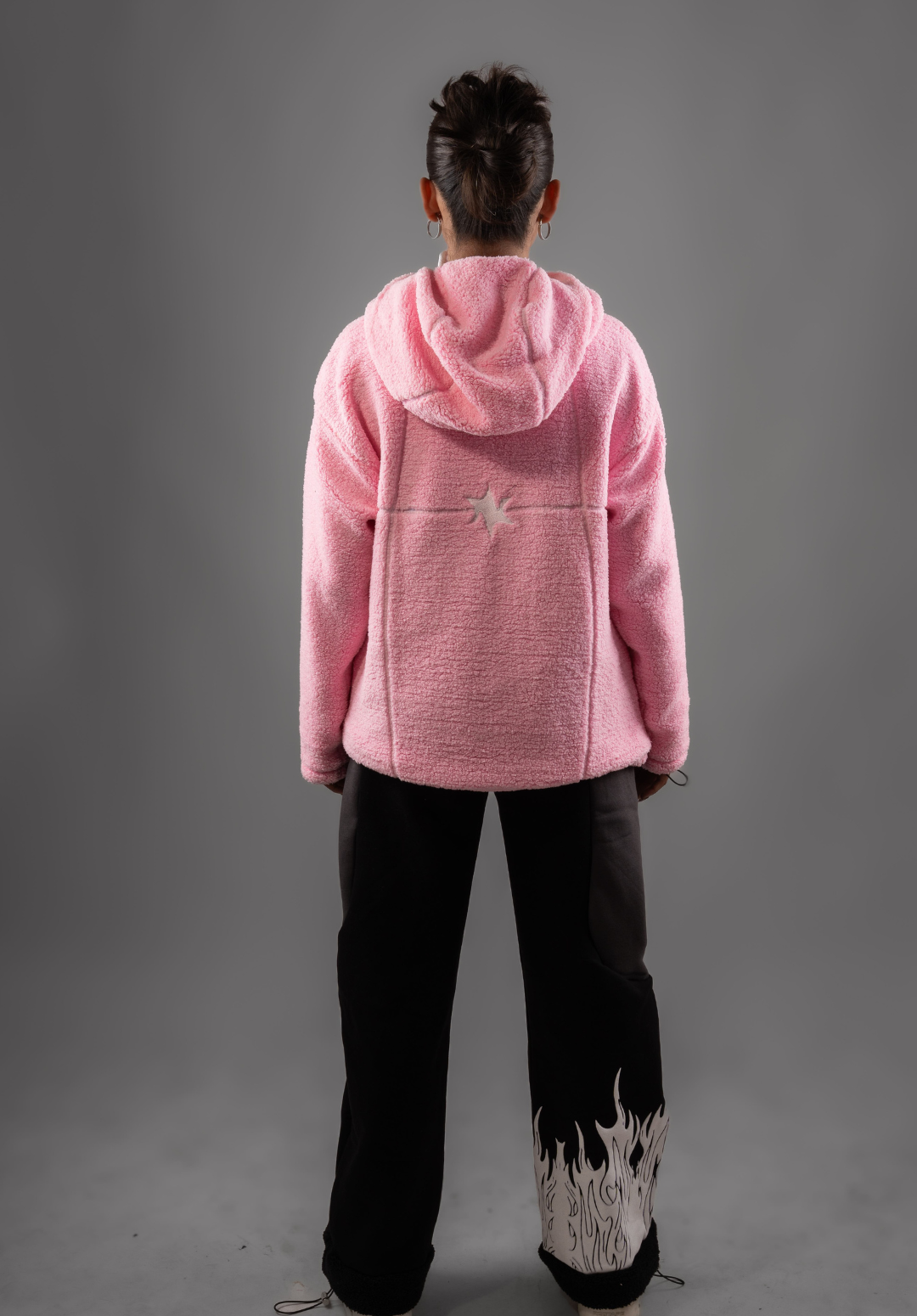 Pink Mountain Sherpa Hoodie