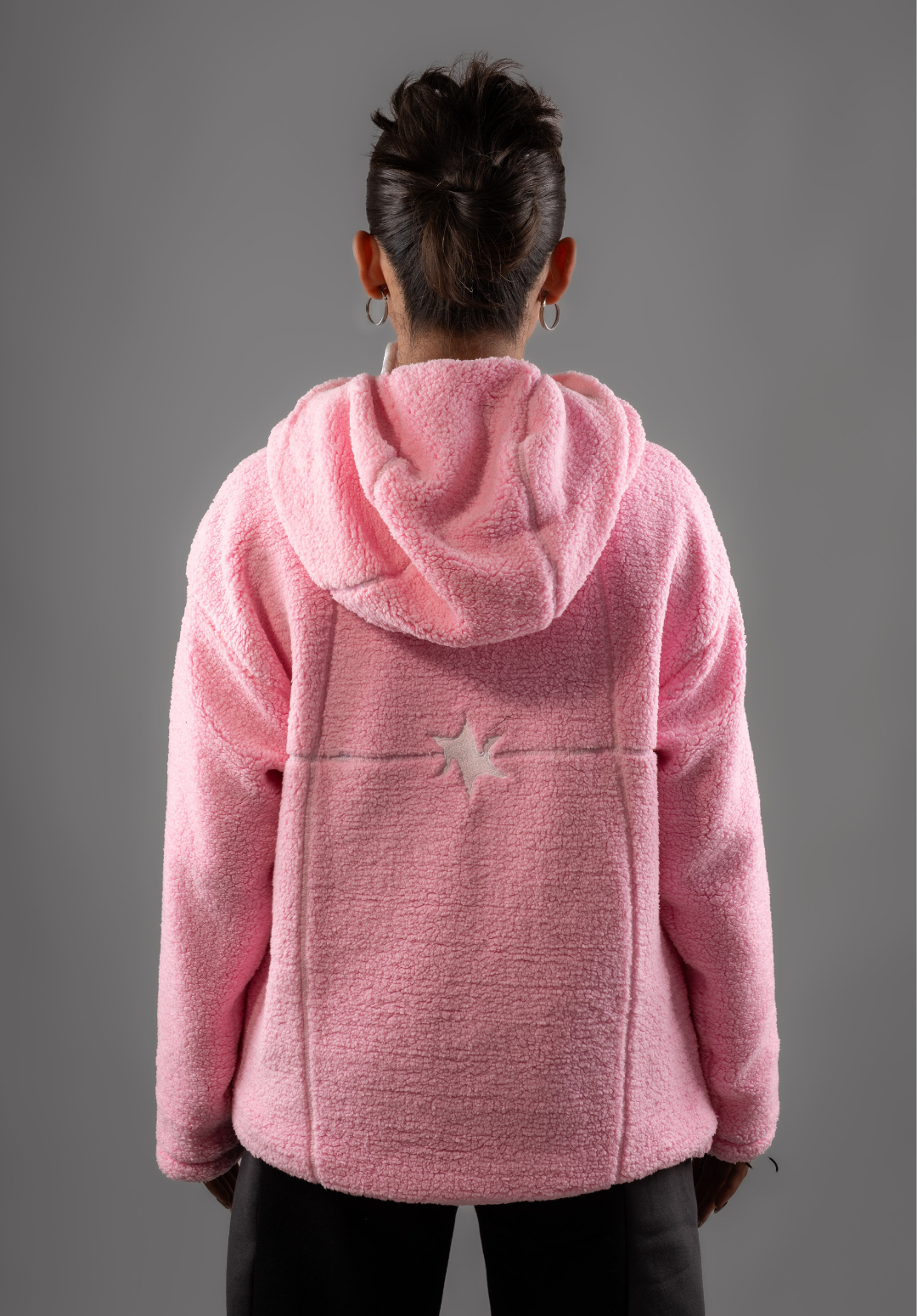 Pink Mountain Sherpa Hoodie