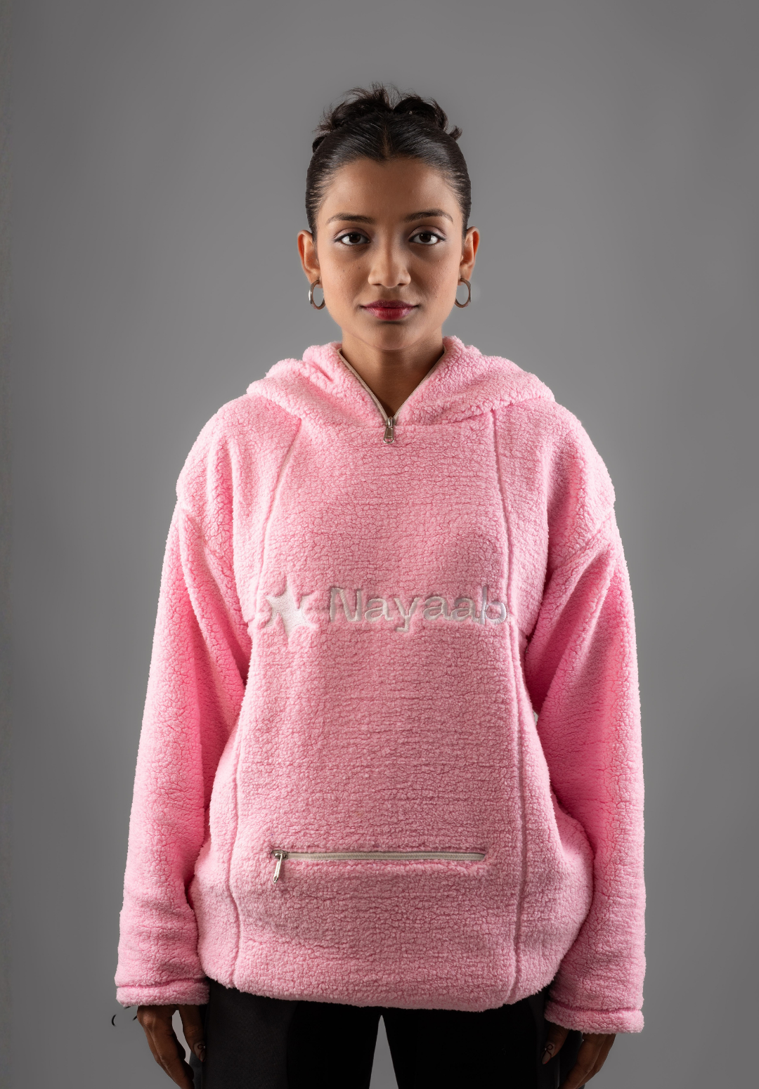 Pink Mountain Sherpa Hoodie