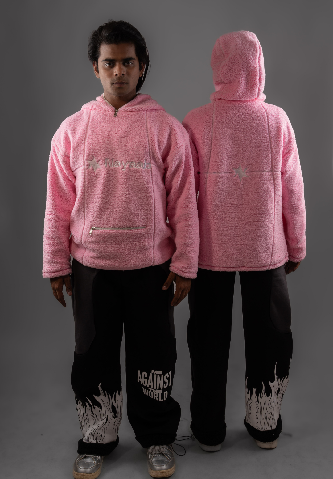 Pink Mountain Sherpa Hoodie