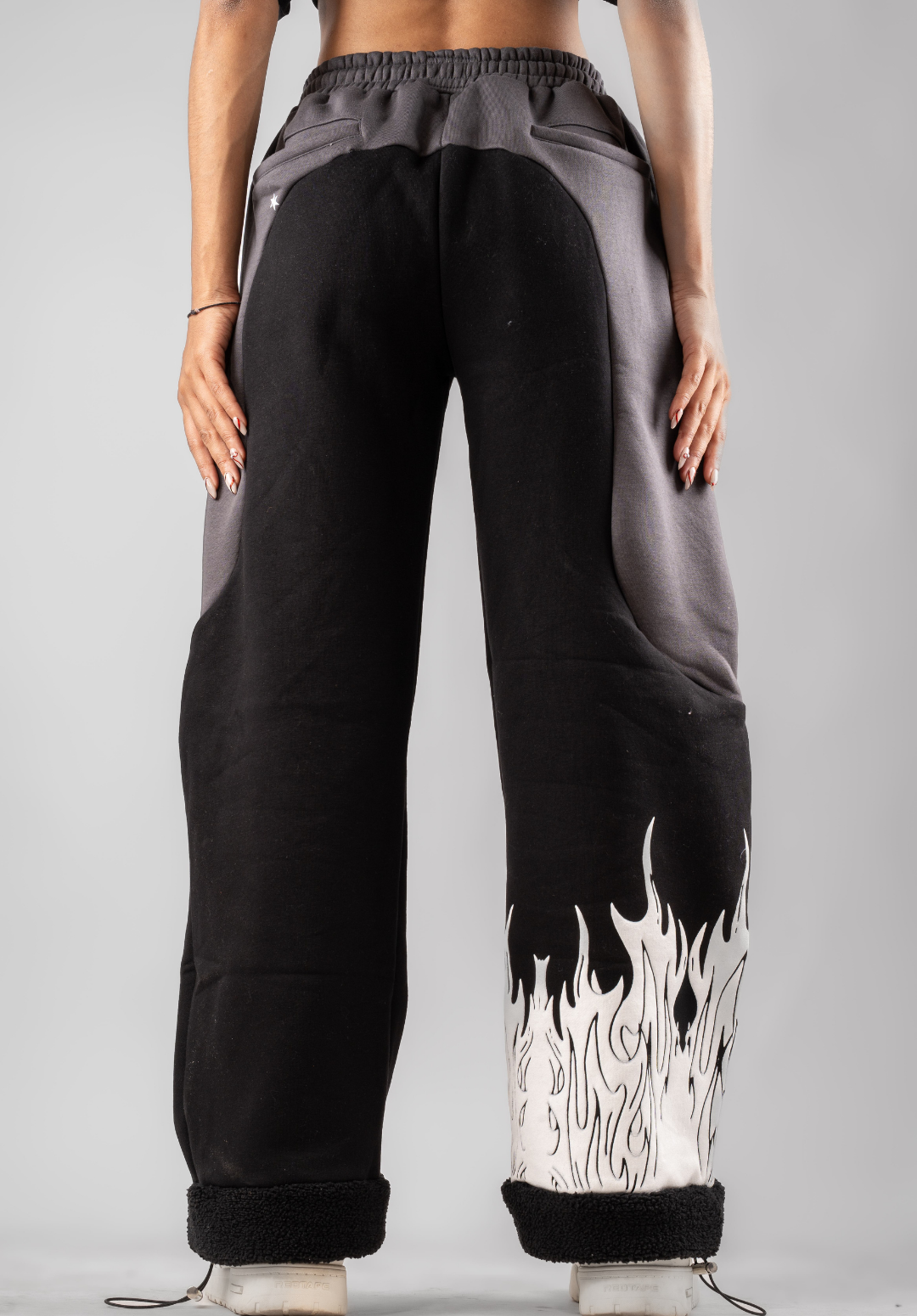 Dark Grey Mountain Fire Joggers