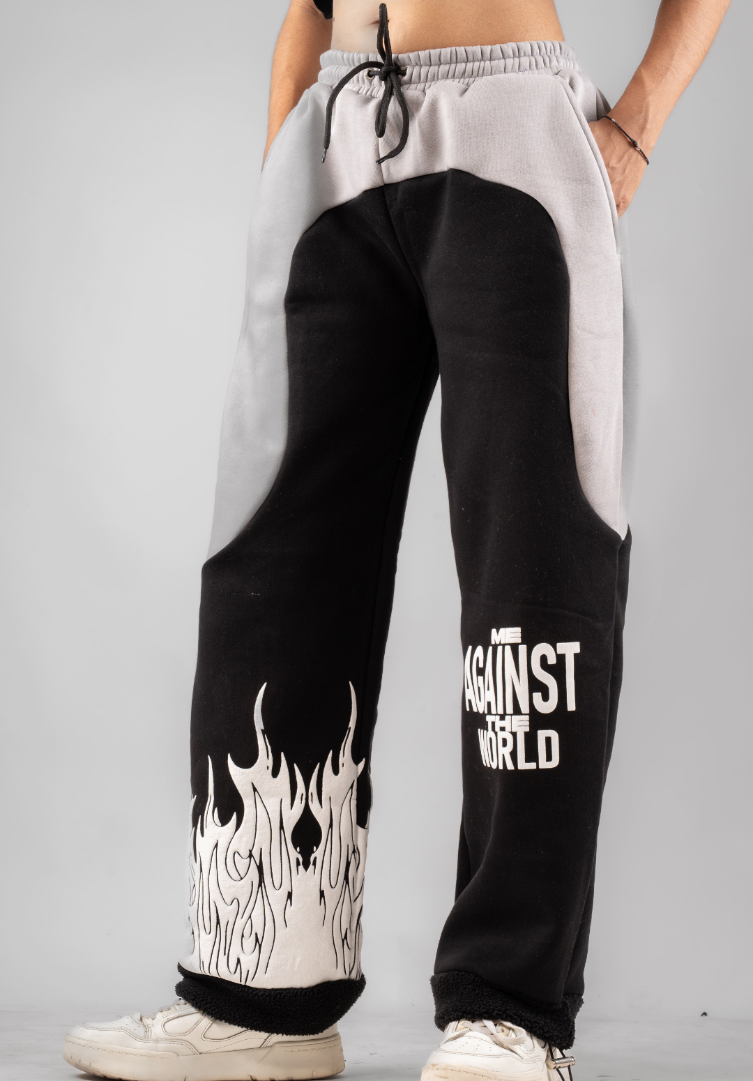 Light Grey Mountain Fire Joggers