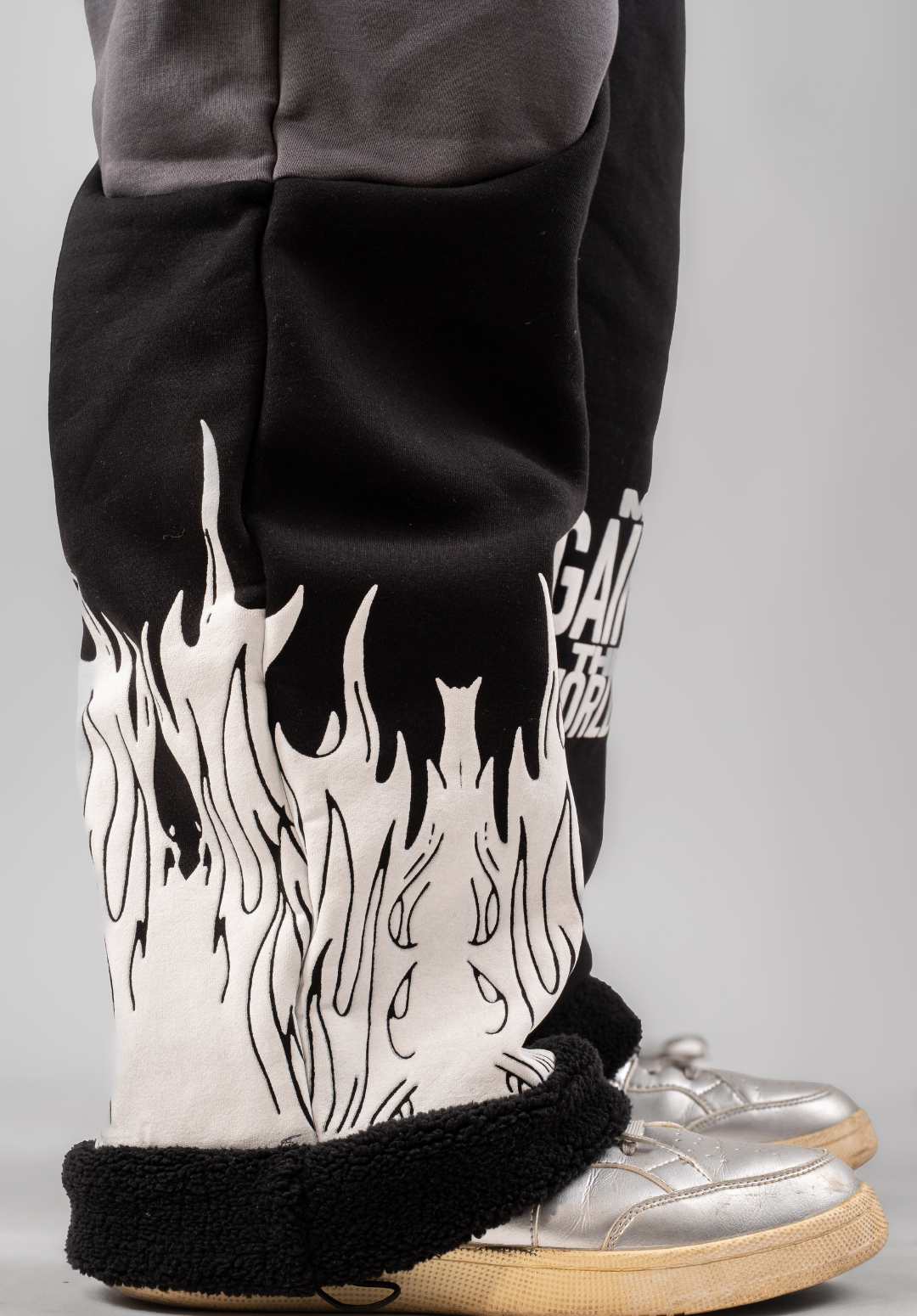 Dark Grey Mountain Fire Joggers