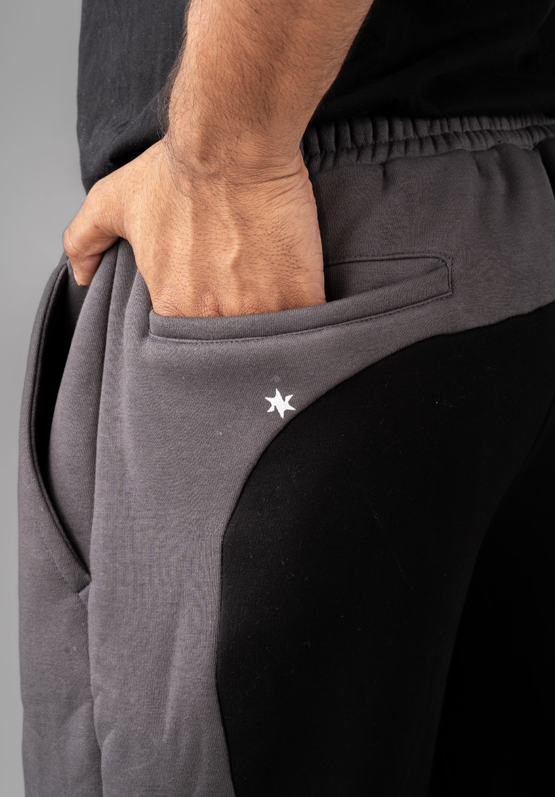 Dark Grey Mountain Fire Joggers