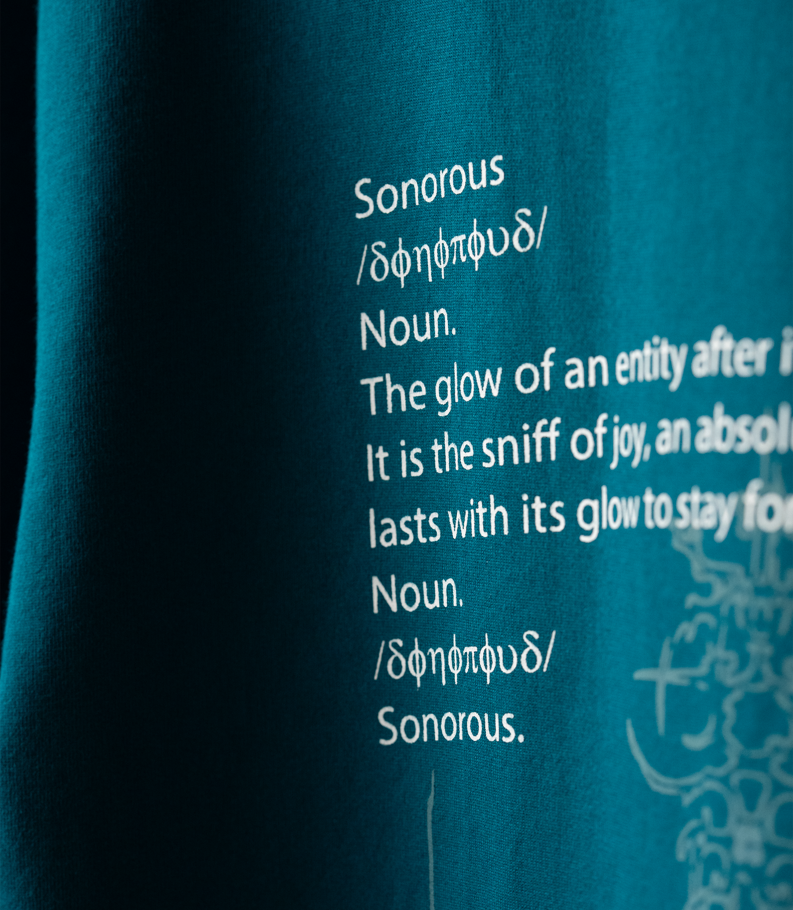 Sonorous Blue Streetwear Tee