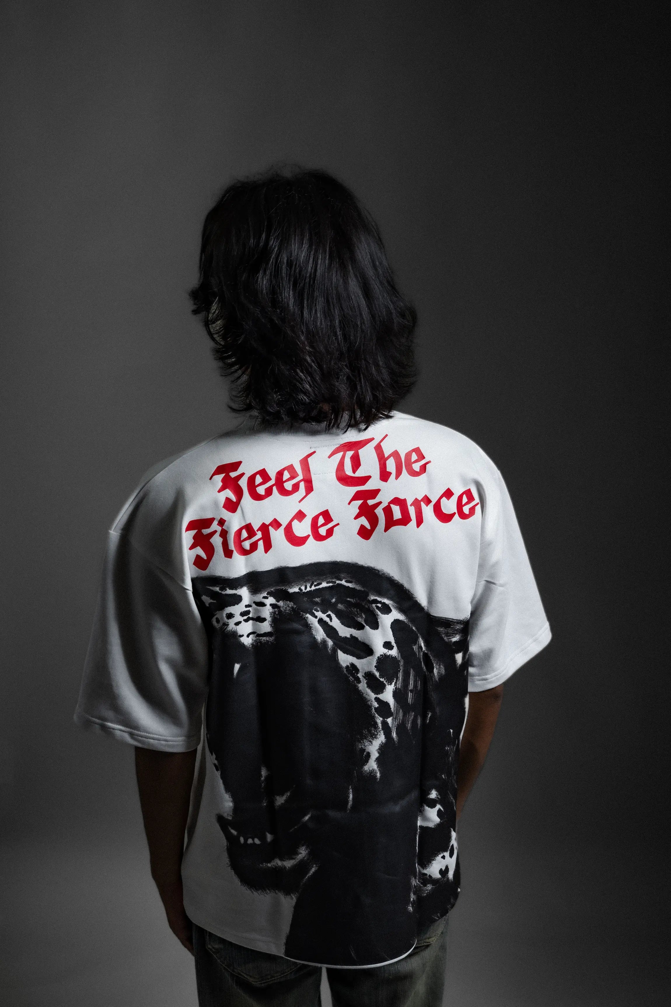 Velar Fierce Force White Oversized Tee