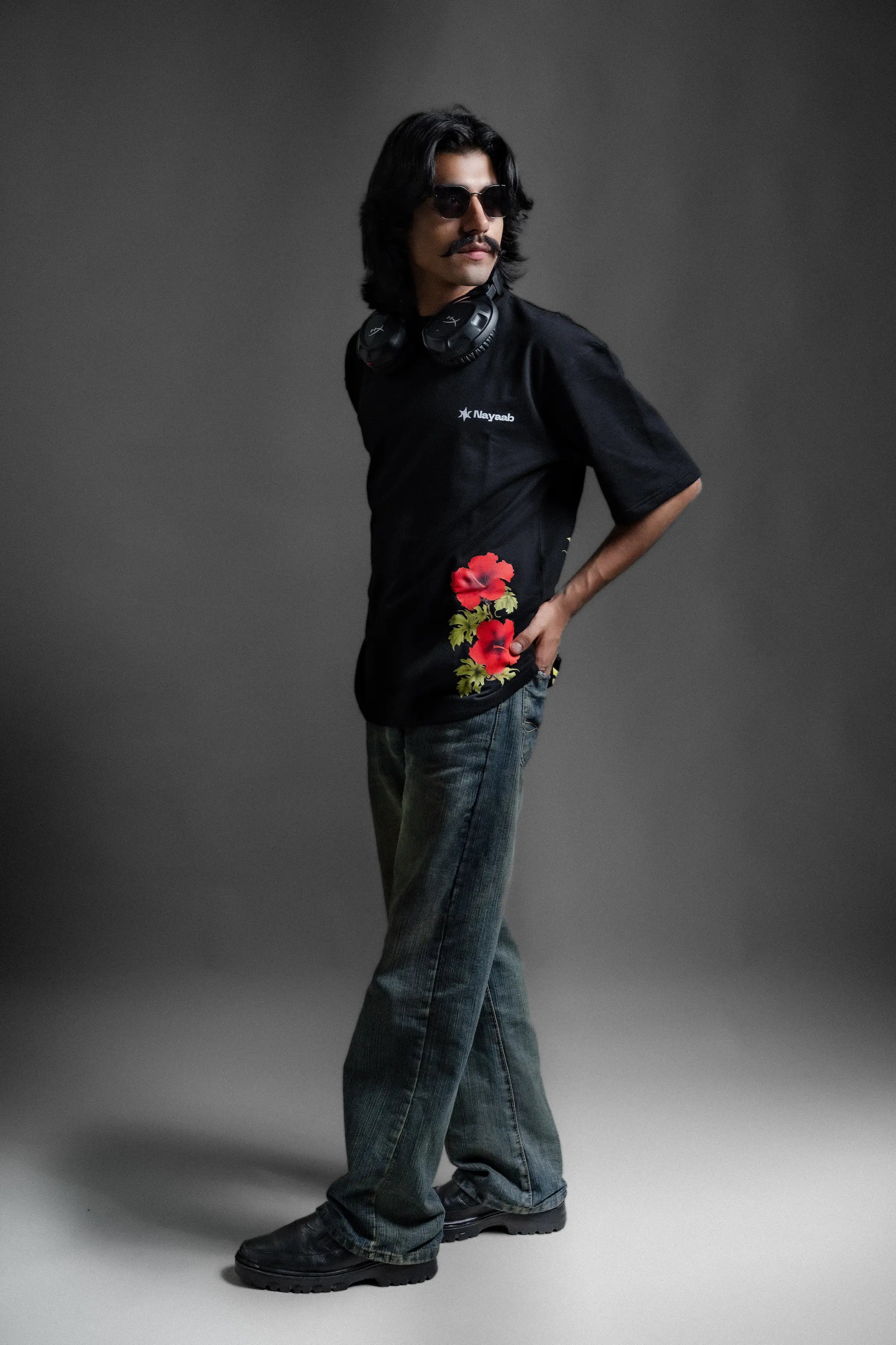 The Monal Core Black Tee