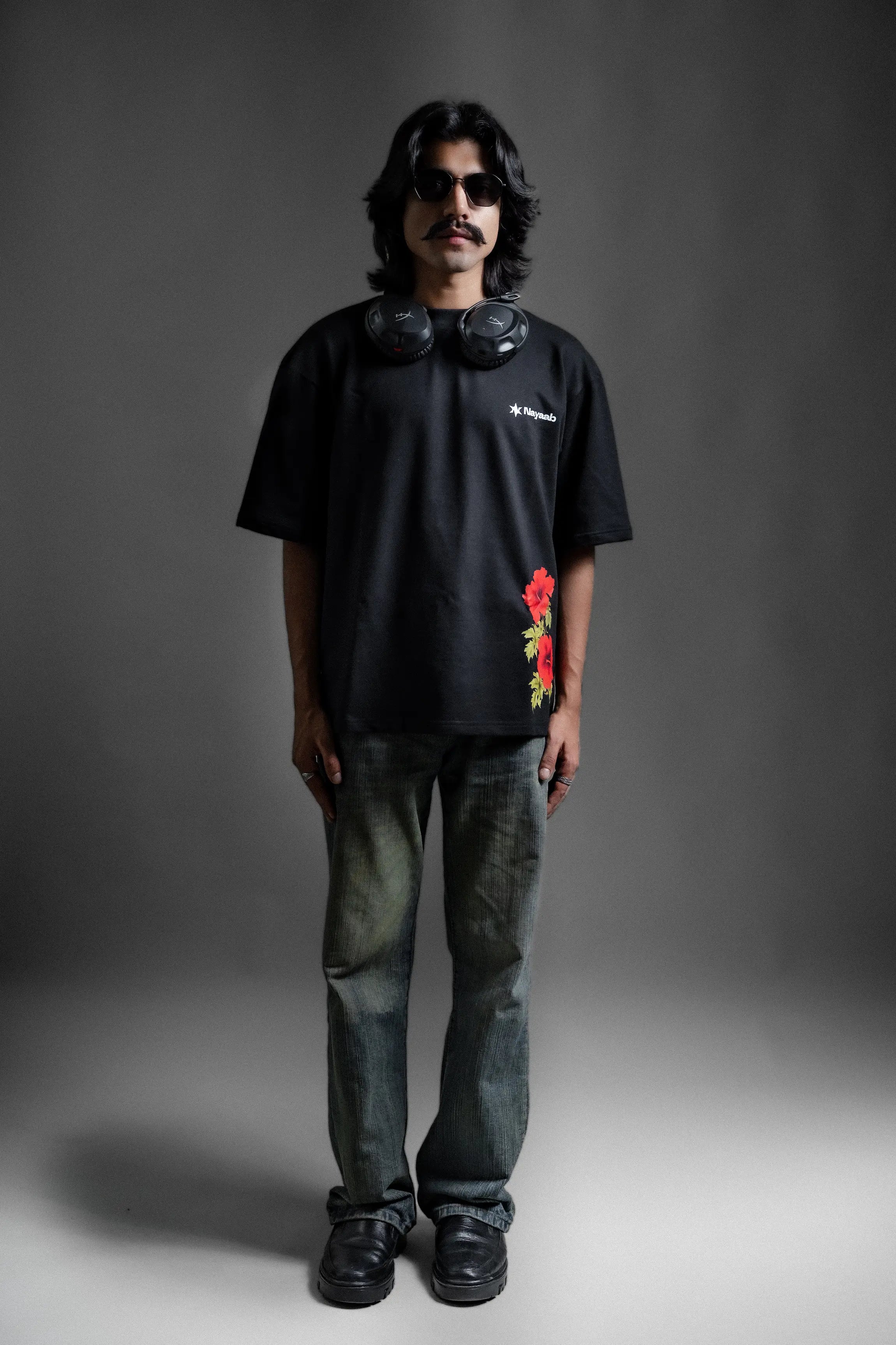 The Monal Core Black Tee