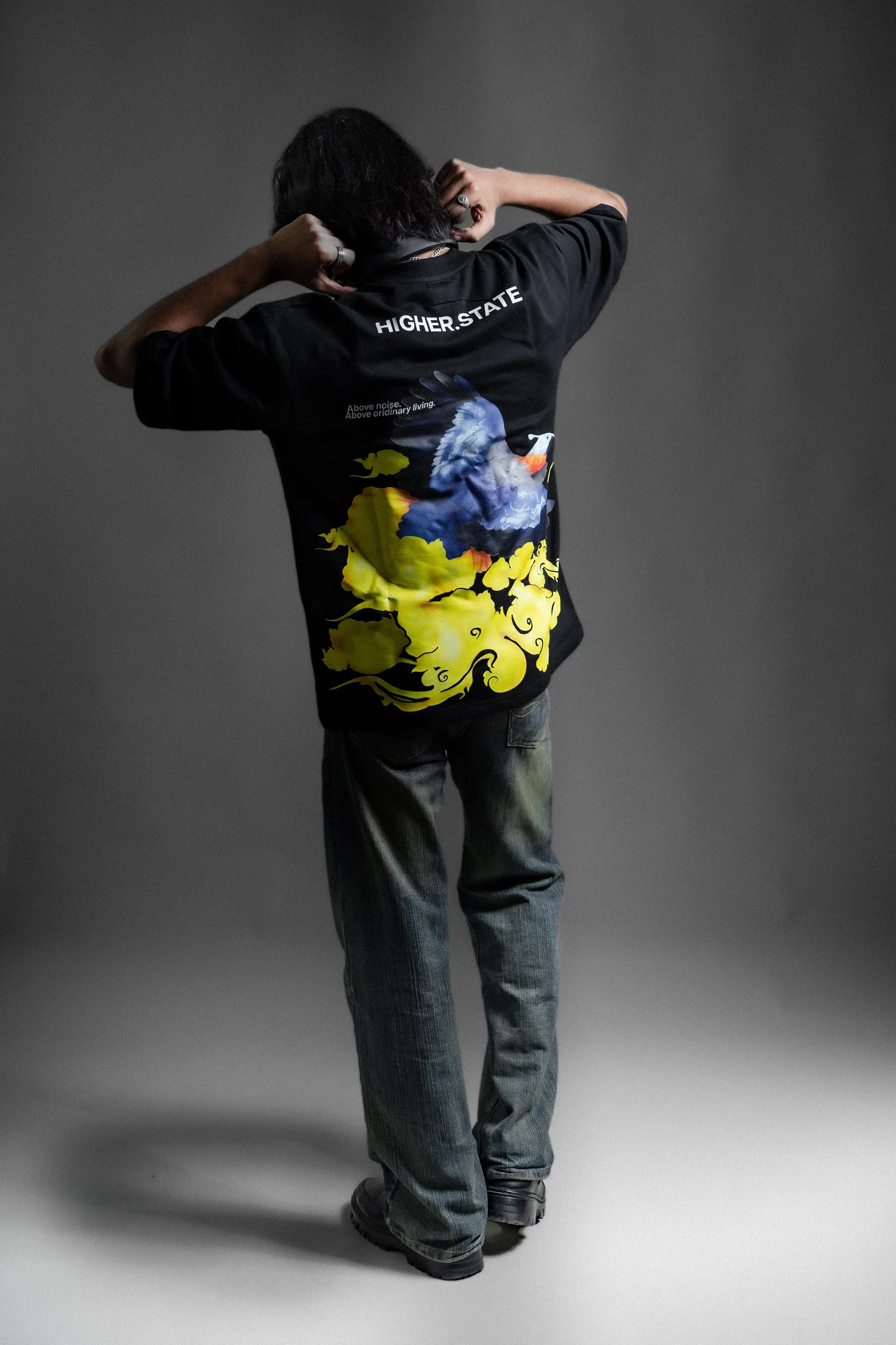 The Monal Core Black Tee