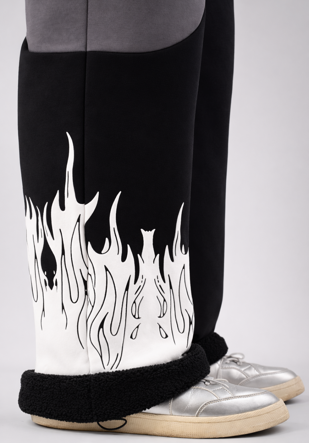 Dark Grey Mountain Fire Joggers
