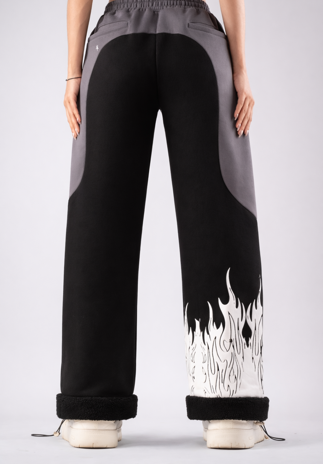 Dark Grey Mountain Fire Joggers