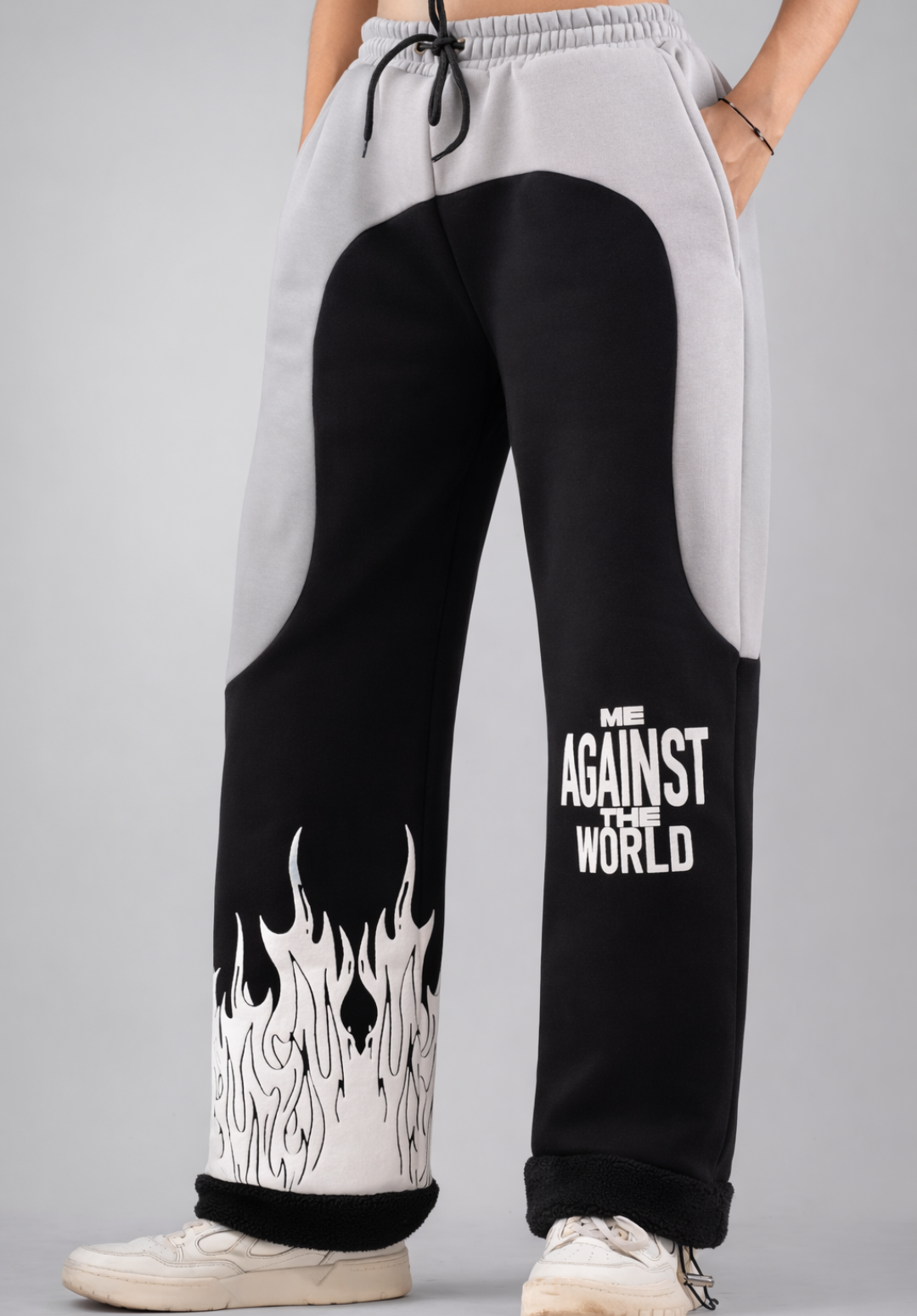 Light Grey Mountain Fire Joggers